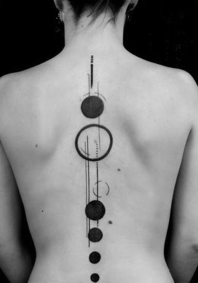 tatuagem de sistema solar