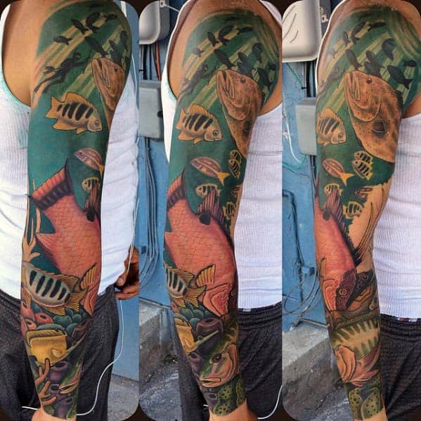 tatuagem grande no braço