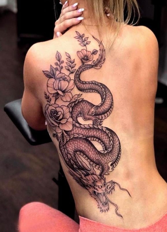 Tatuagem Dragão chines