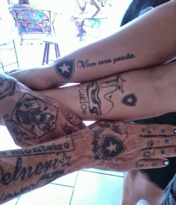 Tatuagem do Botafogo estilos