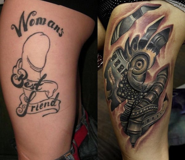 cobertura de tatuagem antes e depois