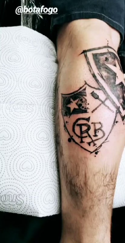 como fazer Tatuagem do Botafogo