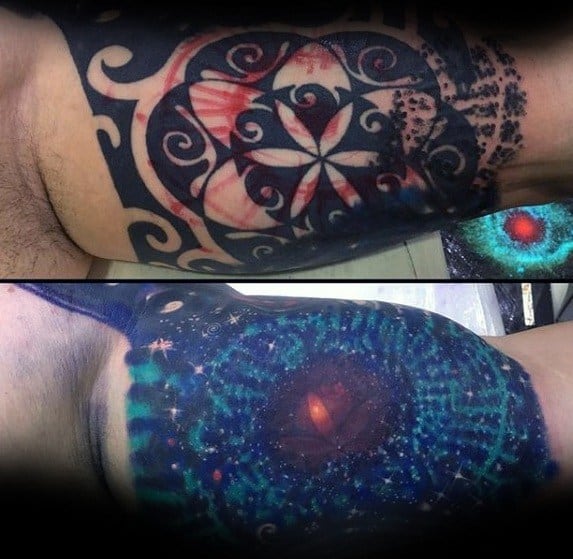 cover up tattoo no braço