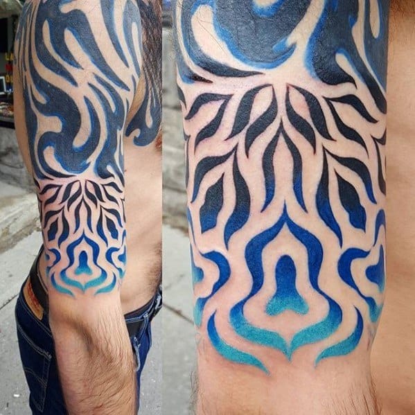 tatuagem psicodélica no braço 1