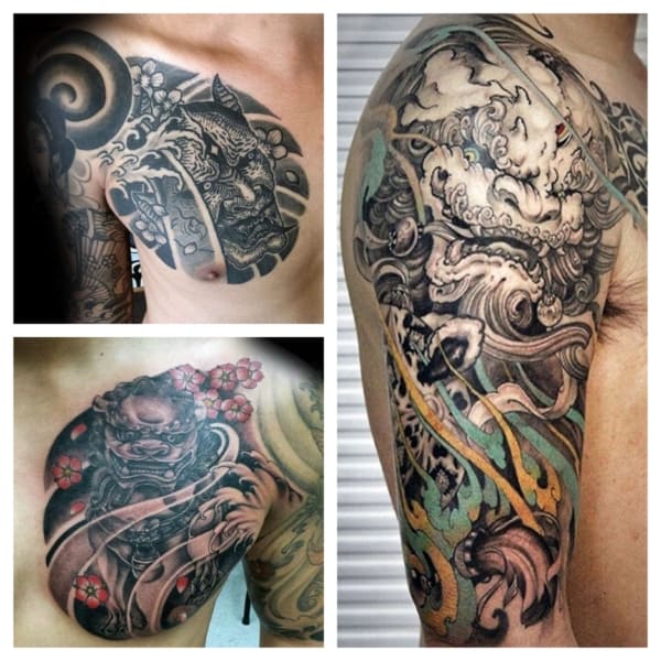 tatuagens chinesas de dragão