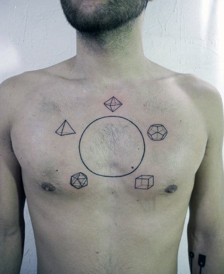 tatuagem fineline masculina conceitual