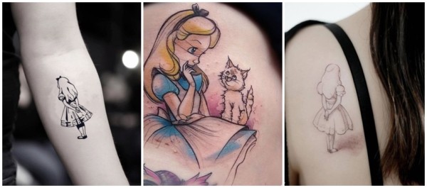 tatuagem Alice no País das Maravilhas