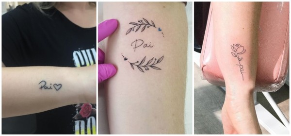 ideias para tatuagem delicada pai