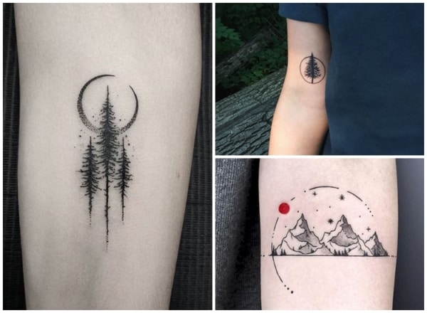 tatuagem natureza delicada