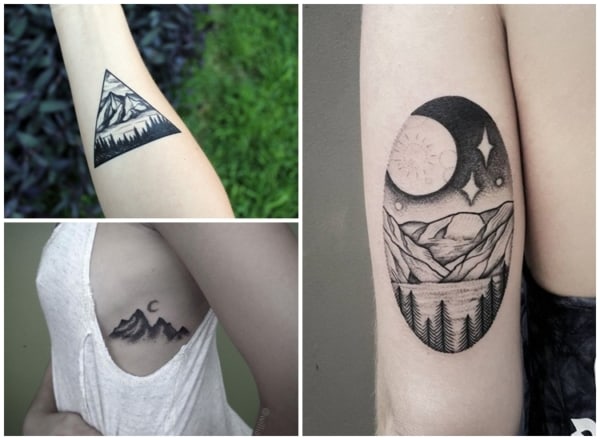 tatuagem feminina de natureza