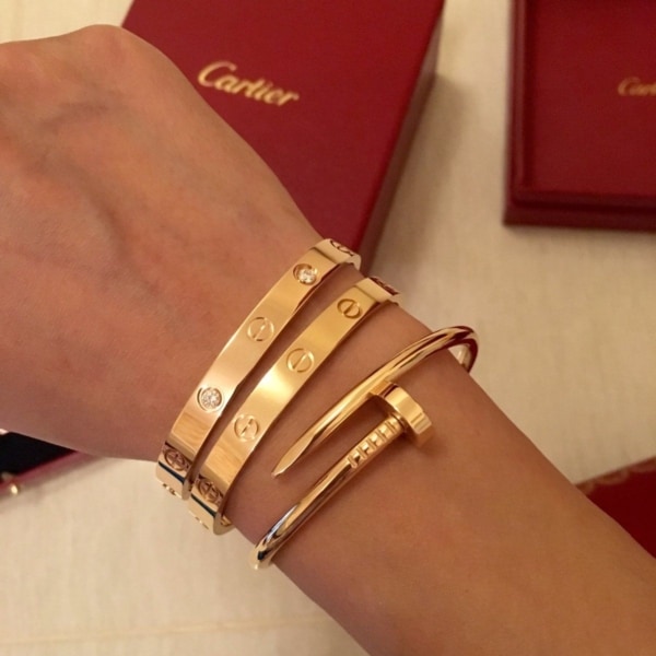 braceletes da Cartier