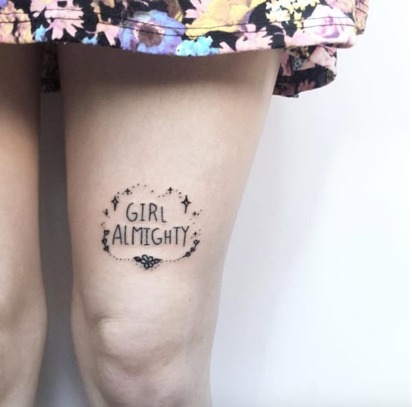 exemplo de tatuagem feminista