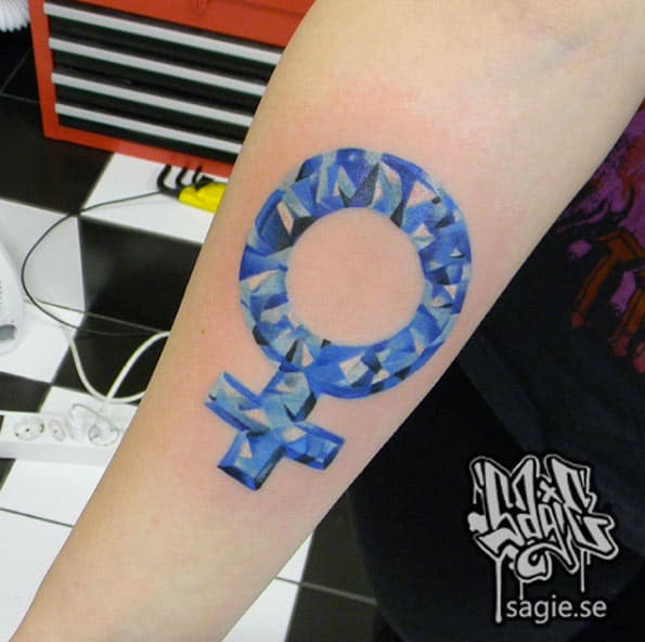 simbolo tattoo feminista