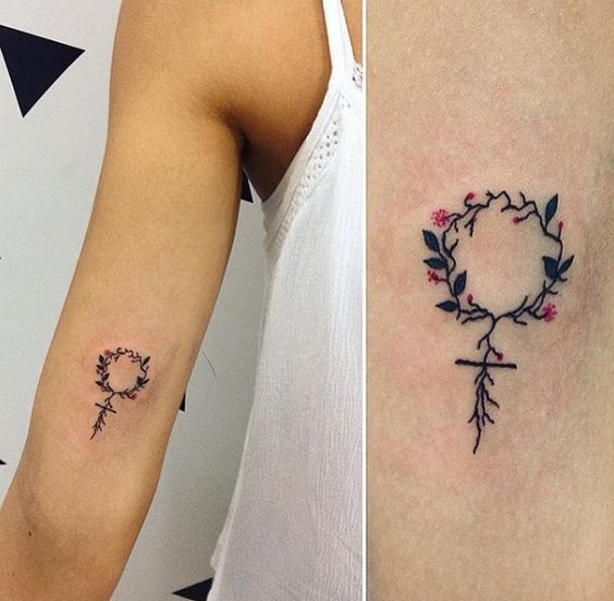 tatuagem feminista no braco ideias