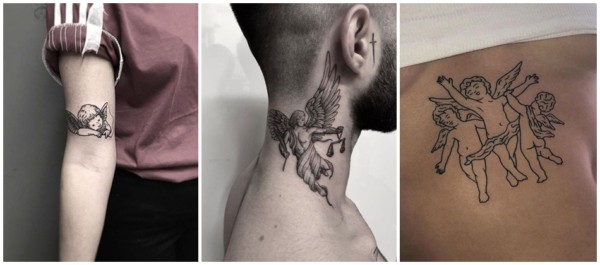 tatuagens de protecao anjo