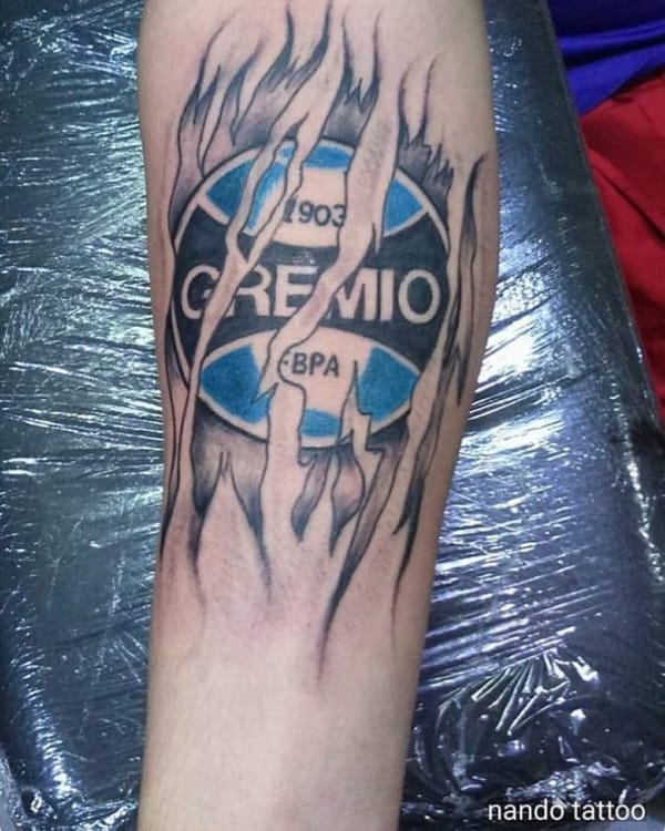 linda ideia de tatuagem do Gremio
