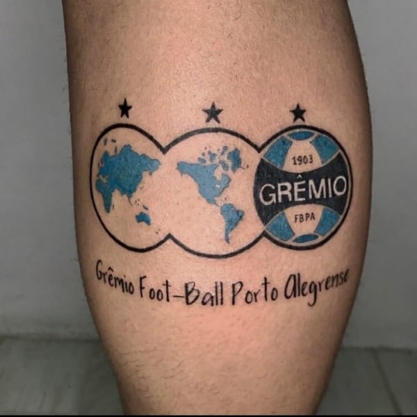 tatuagem do Gremio linda ideia