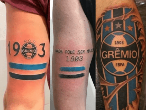 tatuagem do Grêmio