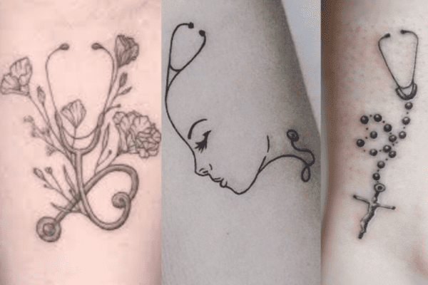 tatuagens de estetoscópio