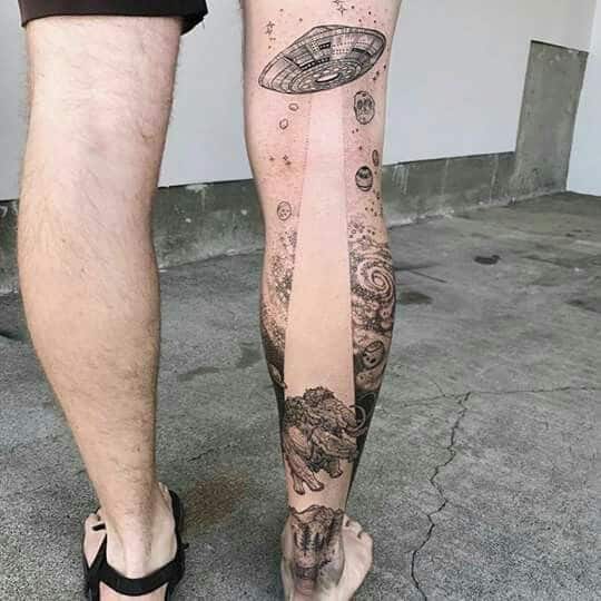 tatuagem de ET 1