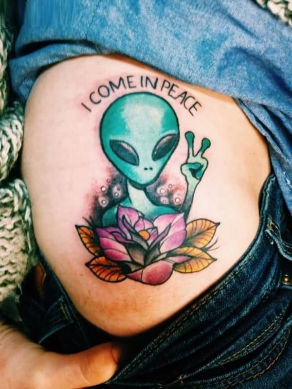 tatuagem de ET color