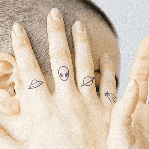 tatuagem de ET ideias