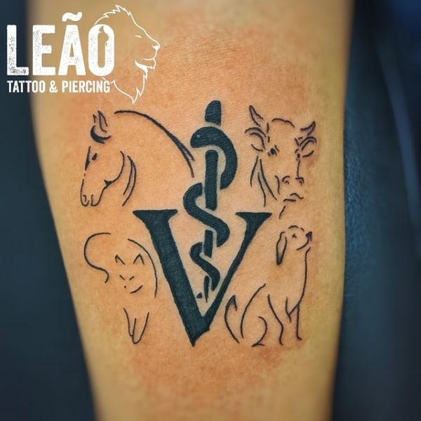 tatuagens de veterinaria criativa