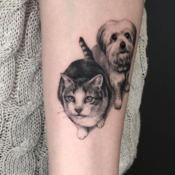 tatuagens de veterinaria realista