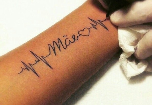 tatuagem batimentos cardiacos modelos