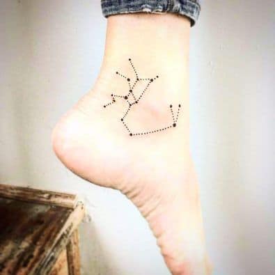 10 tatuagem da constelacao de sagitario