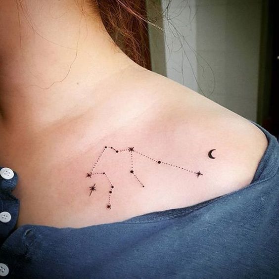 12 tatuagem da constelacao de aquario