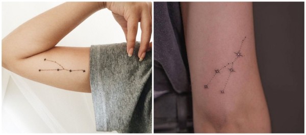 3 tatuagem da constelacao de touro