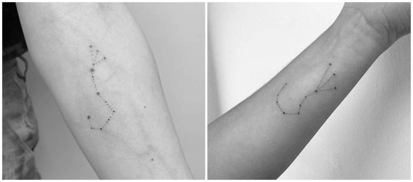 8 tatuagem da constelacao de escorpiao