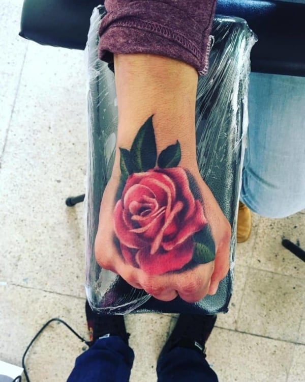 Rosa tattoo 3D