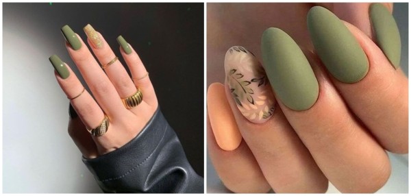 18 ideias de nail art com esmalte verde militar
