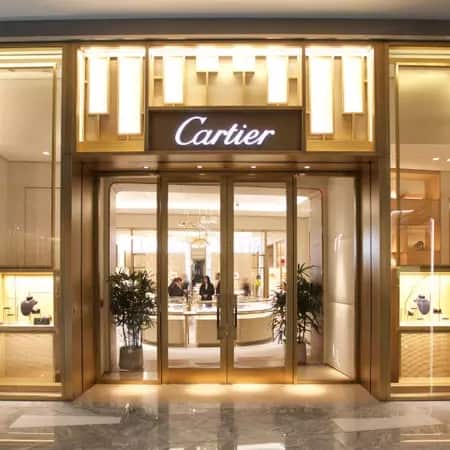 3 loja de luxo Cartier