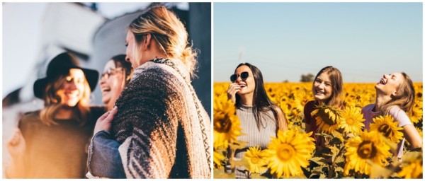 8 frases de felicidade para foto com amigas