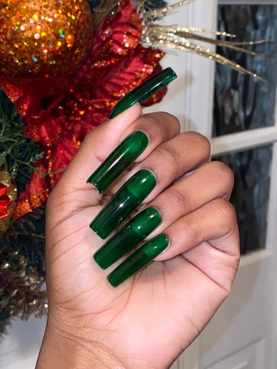 28 jelly nails verde
