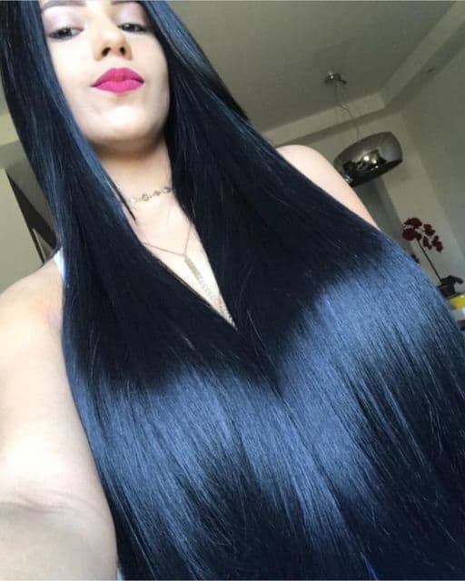 cabelo preto longo 17