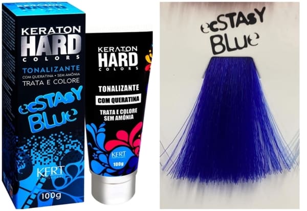 29 marca e cor de tinta azul para cabelo