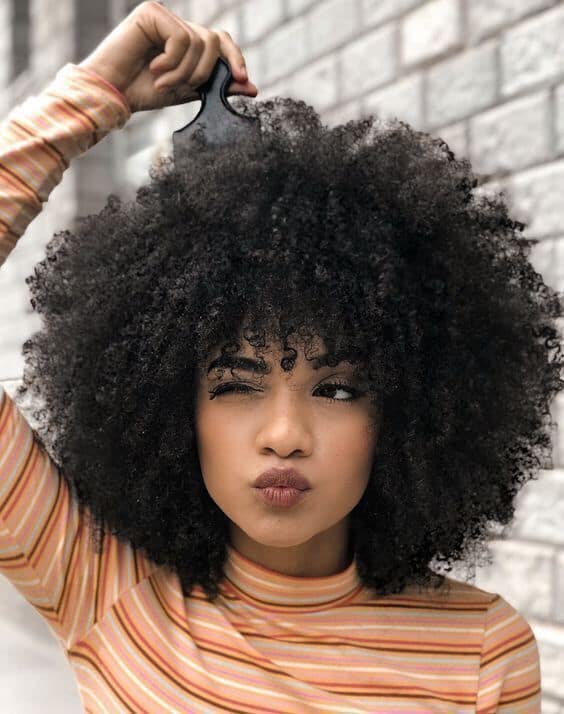 12 inspiracao para cabelo afro com volume Pinterest