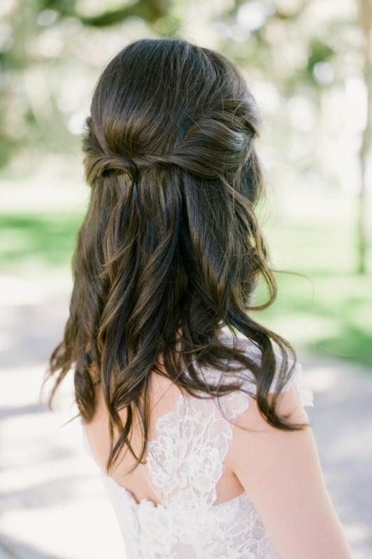 56 penteado semi preso simples para casamento civil Pinterest