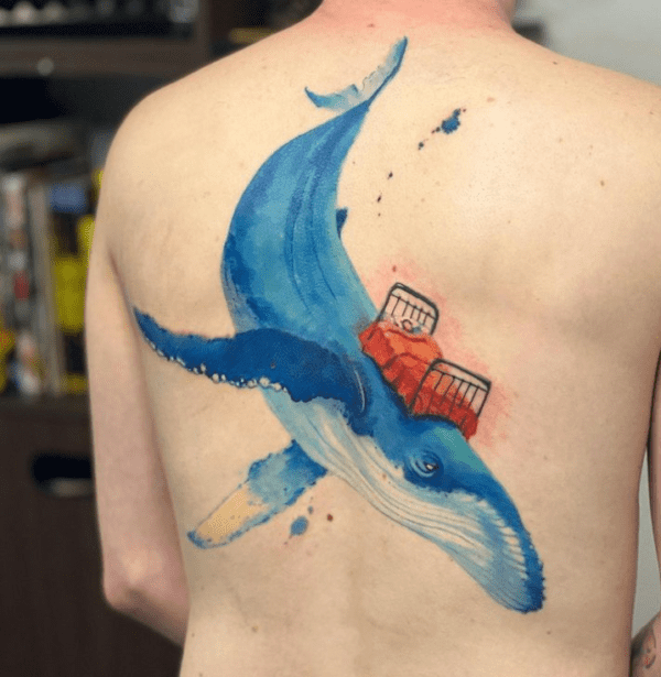 tatuagem baleia