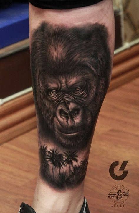 Como tatuar um gorila