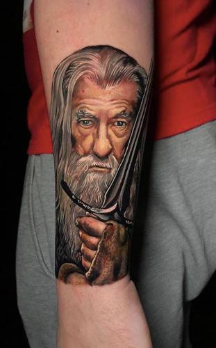 Tatuagem O Senhor dos Aneis Gandalf