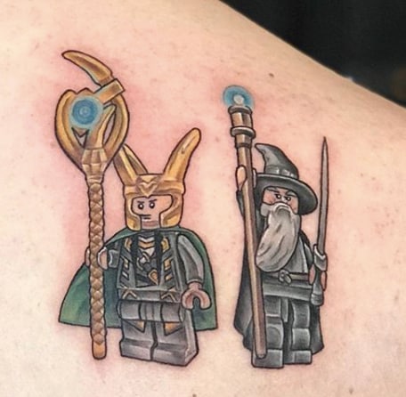 Tatuagem O Senhor dos Aneis lego
