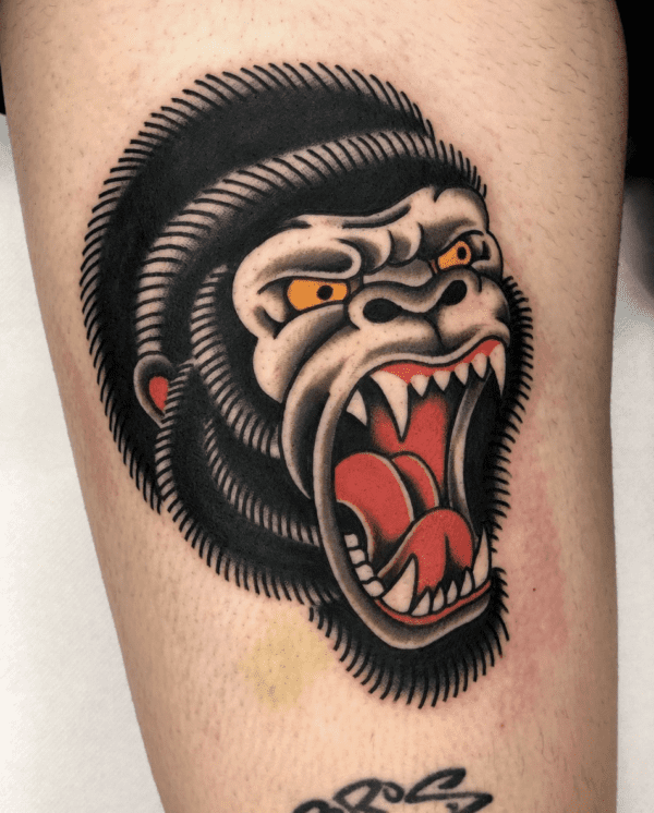 Tatuagem de Gorila desenhos