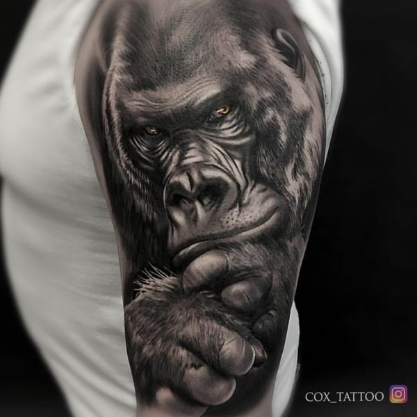 Tatuagem de Gorila ideias