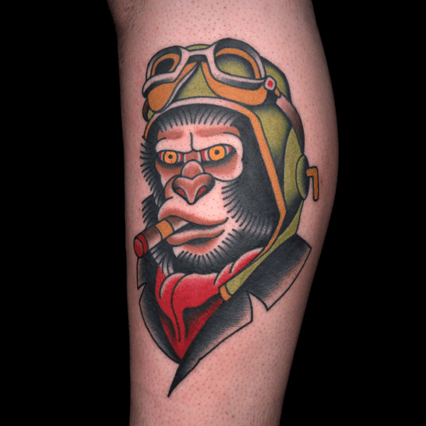 Tatuagem de Gorila