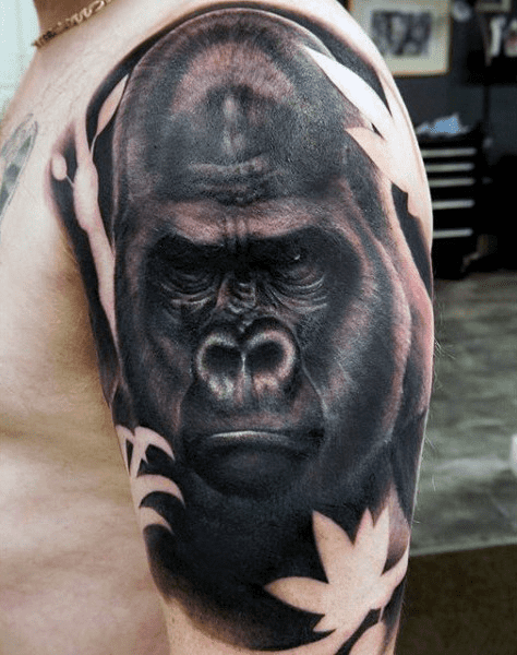 Tatuagem de Gorila1